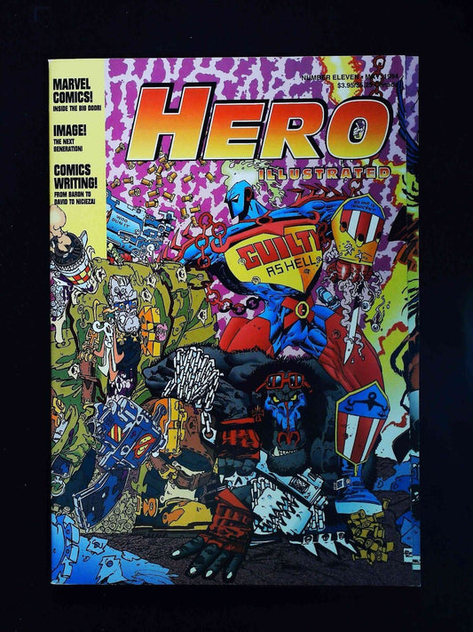 Hero Illustrated #11U  Warrior Publications Comics 1994 Nm-  Not Polybagged