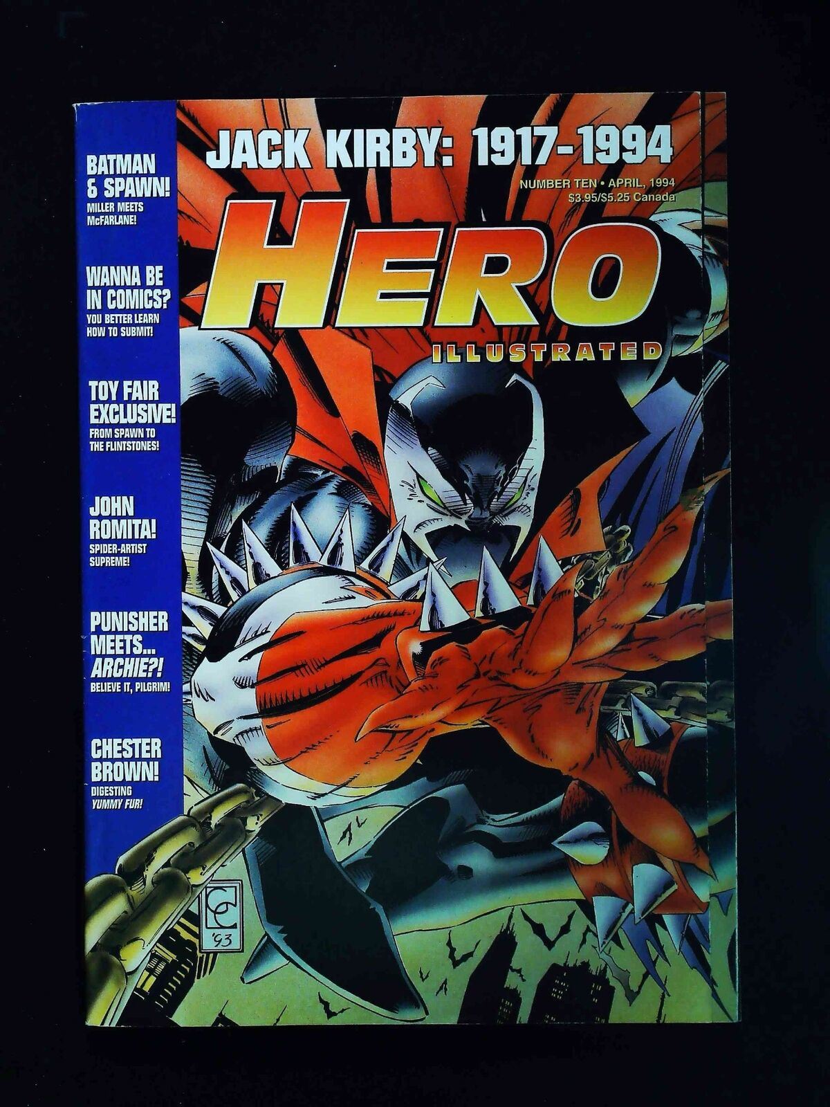 Hero Illustrated #10  Warrior Publications Comics 1994 Vf+