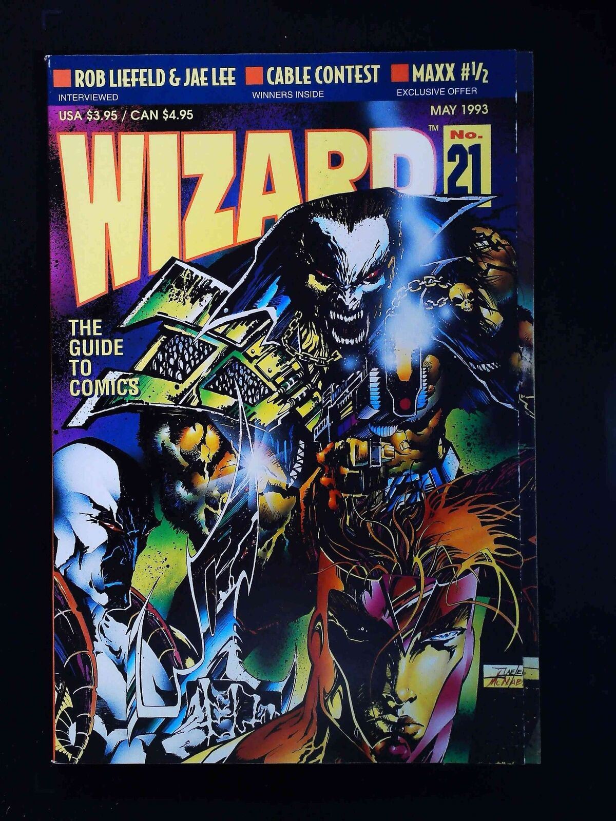 Wizard The Comics Magazine #21U  Wizard Comics 1993 Nm-  Not Polybagged