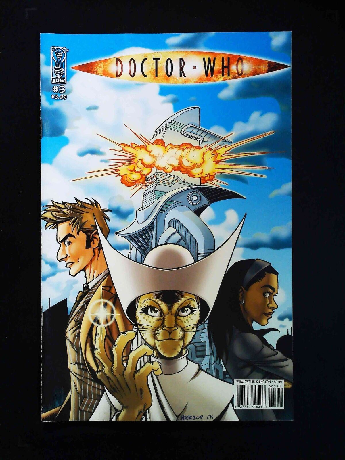 Doctor Who #3  Idw Comics 2008 Vf+