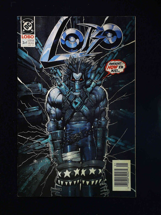 Lobo #3  Dc Comics 1991 Fn Newsstand