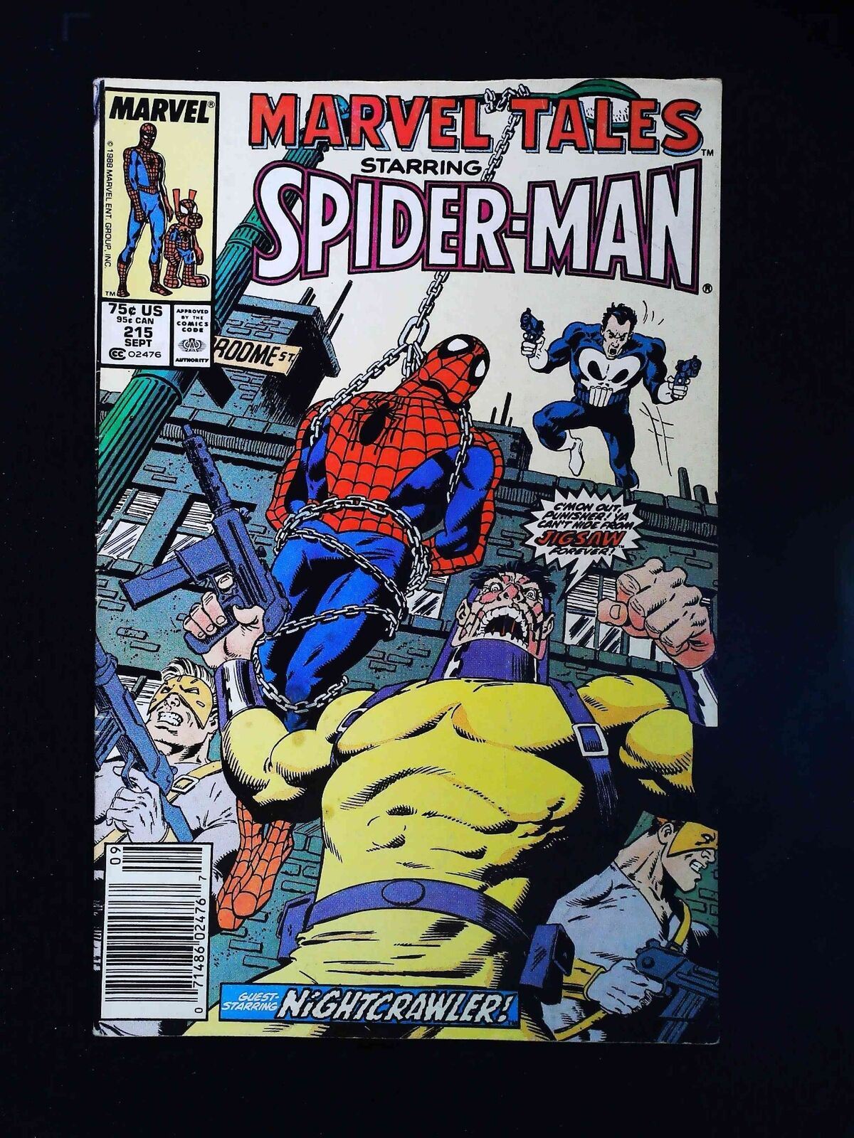 Marvel Tales #215  Marvel Comics 1988 Fn/Vf Newsstand