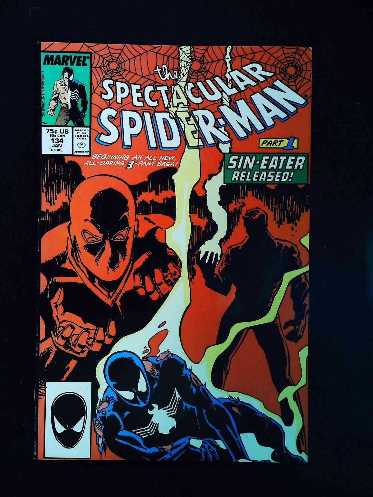 Spectacular Spider-Man #134  Marvel Comics 1988 Vf+