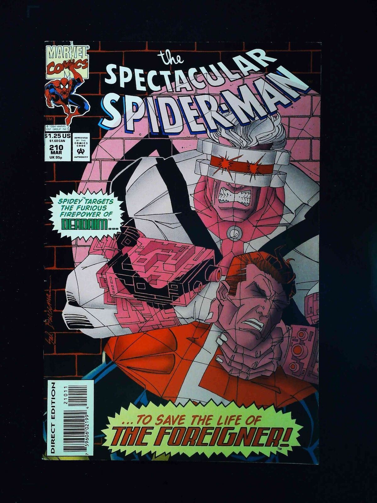 Spectacular Spider-Man #210  Marvel Comics 1994 Vf