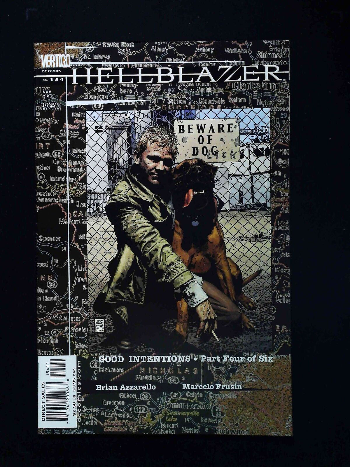 Hellblazer #154  Dc/Vertigo Comics 2000 Vf/Nm