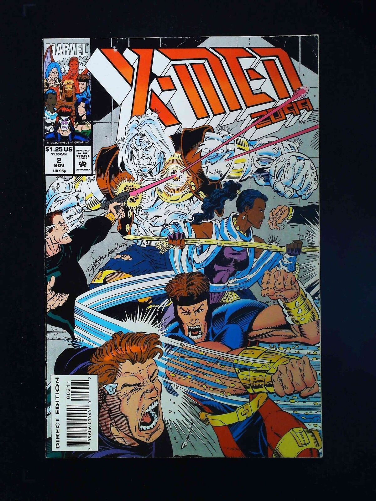 X-Men 2099 #2  Marvel Comics 1993 Vf-
