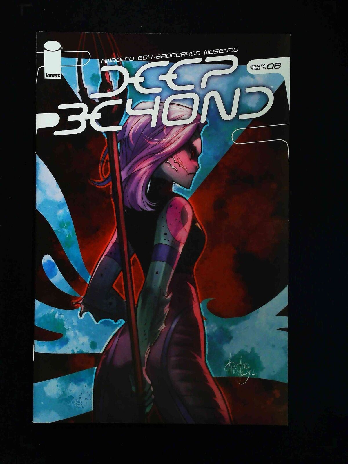 Deep Beyond #8B  Image Comics 2021 Vf/Nm  Andolfo Variant