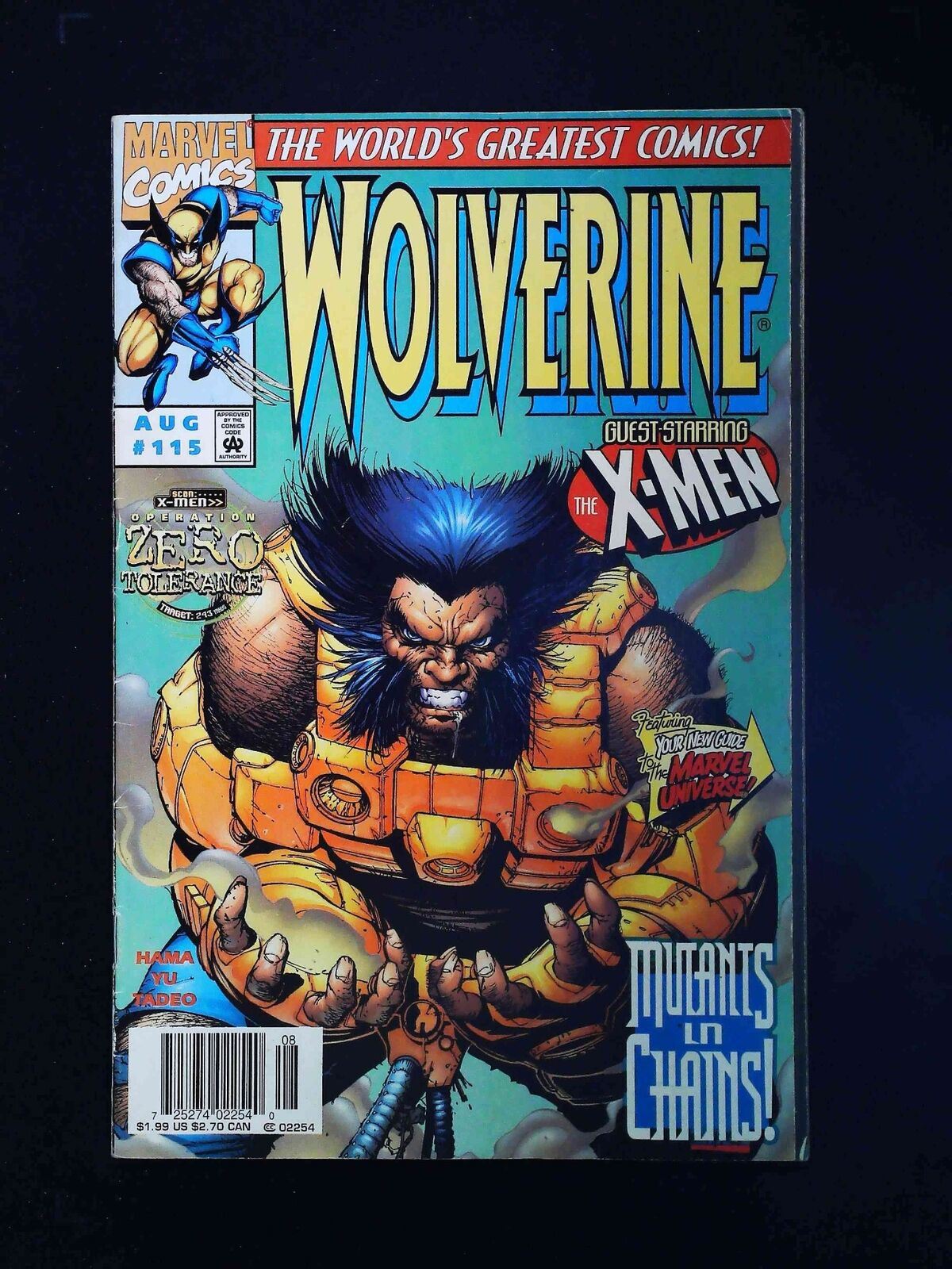 Wolverine #115  Marvel Comics 1997 Fn/Vf Newsstand