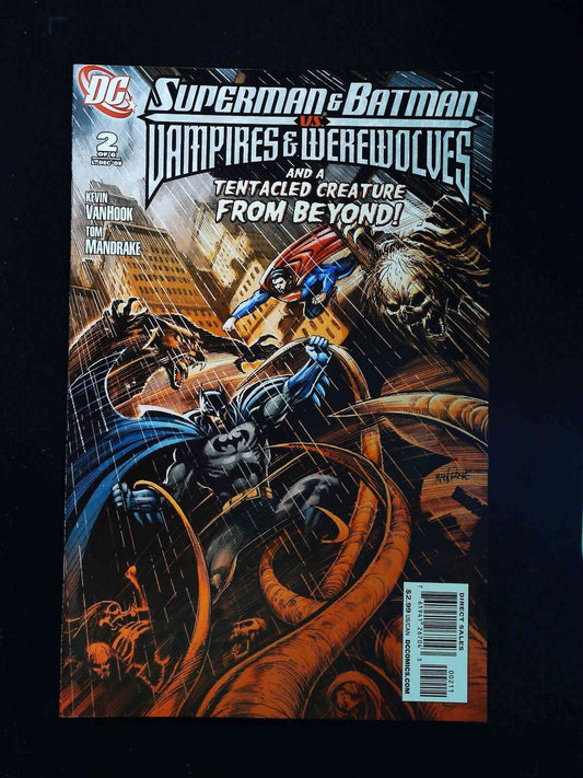 Superman And Batman Vs. Vampires And Werewolves #2  Dc Comics 2008 Vf/Nm