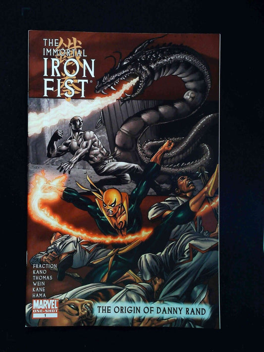 Immortal Iron Fist Origin Of Danny Rand #1  Marvel Comics 2008 Vf/Nm  One-Shot