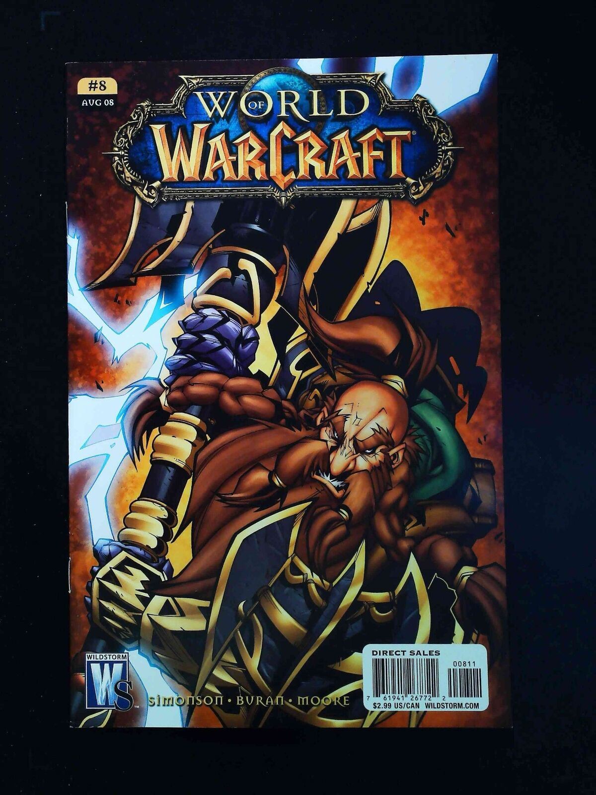 World Of Warcraft #8B  Dc/Wildstorm Comics 2008 Nm  Lullabi Variant