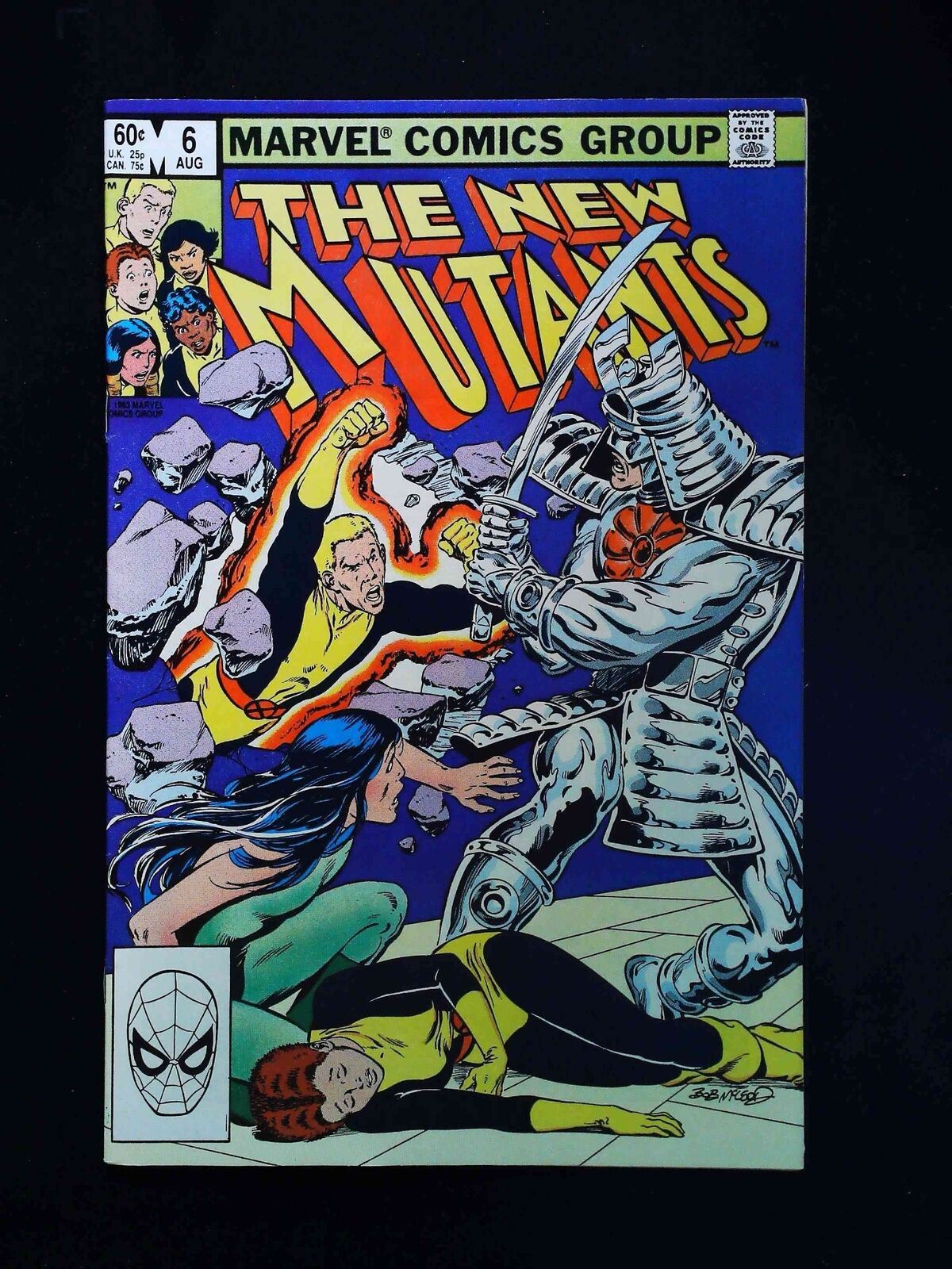 New Mutants #6  Marvel Comics 1983 Vf/Nm