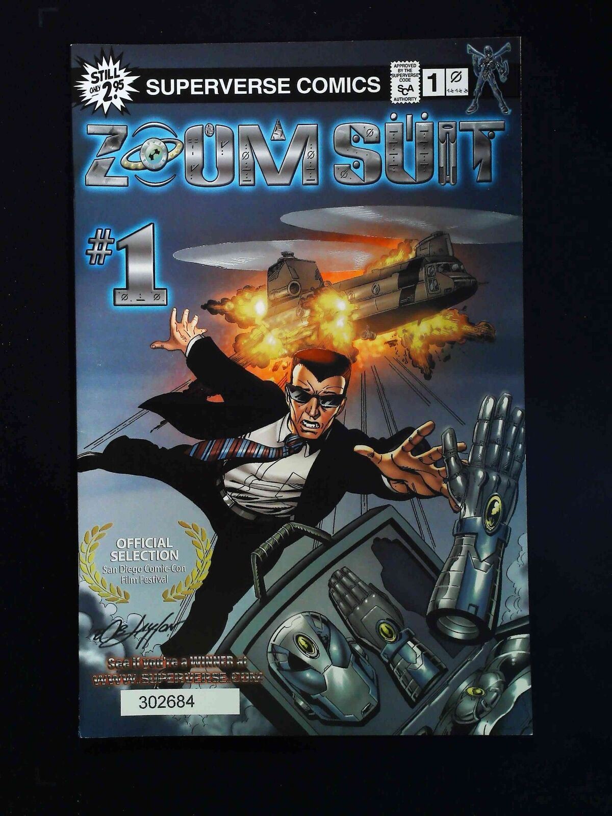 Zoom Suit #1C  Superverse Comics 2006 Nm-  Taddeo Variant