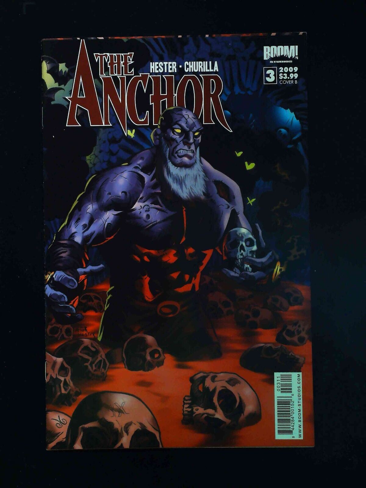 Anchor  #3B  Boom Comics 2009 Vf/Nm  Brereton Variant