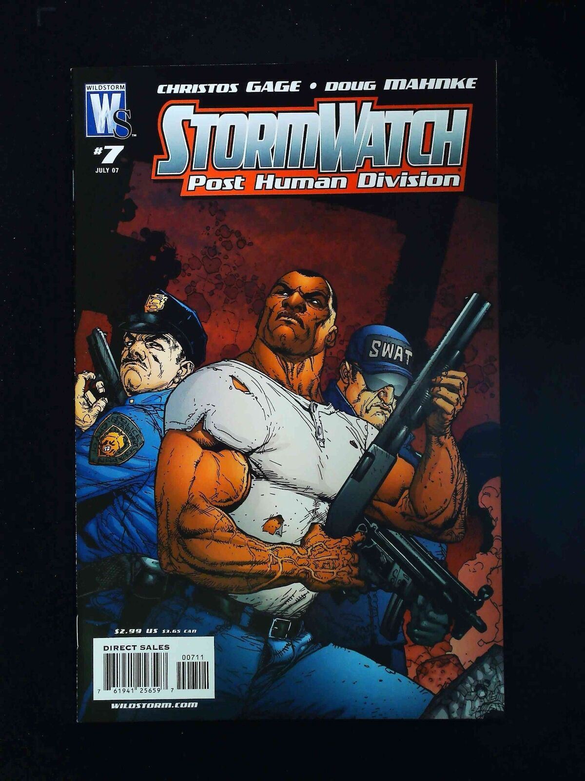 Stormwatch Post Human  Division #7  Dc/Wildstorm Comics 2007 Vf/Nm