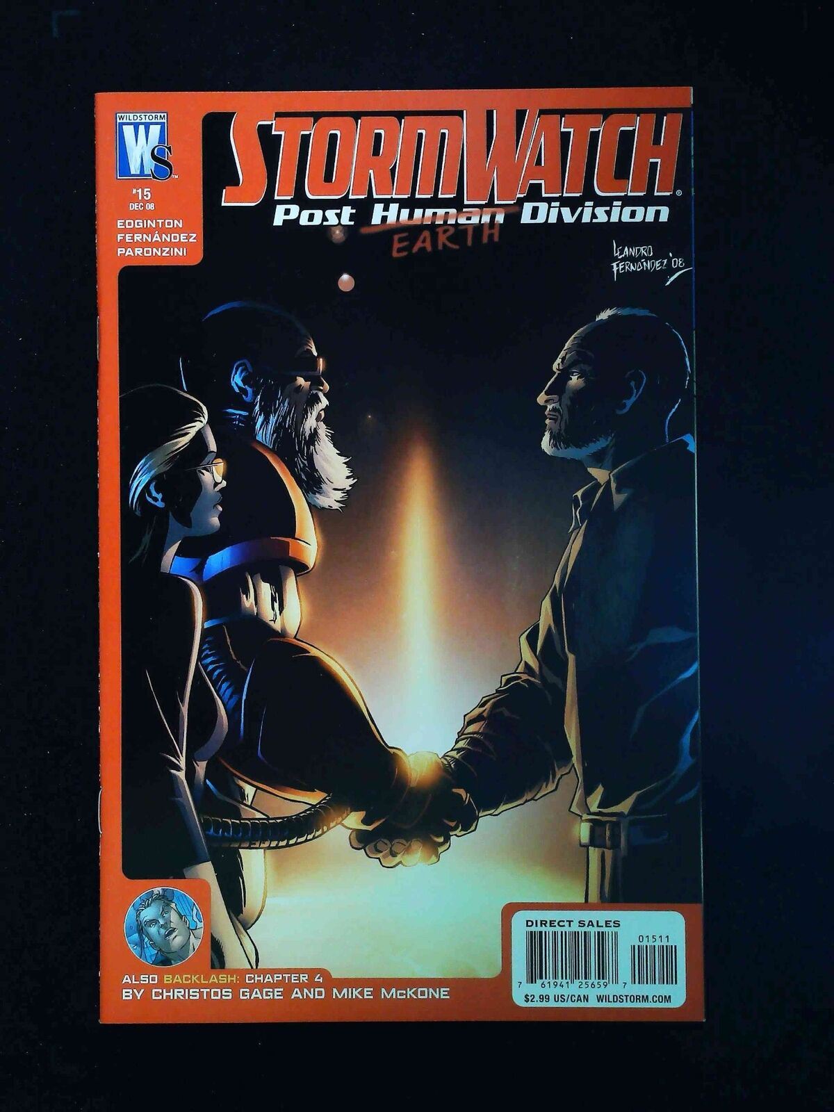 Stormwatch Post Human  Division #15  Dc/Wildstorm Comics 2008 Nm-