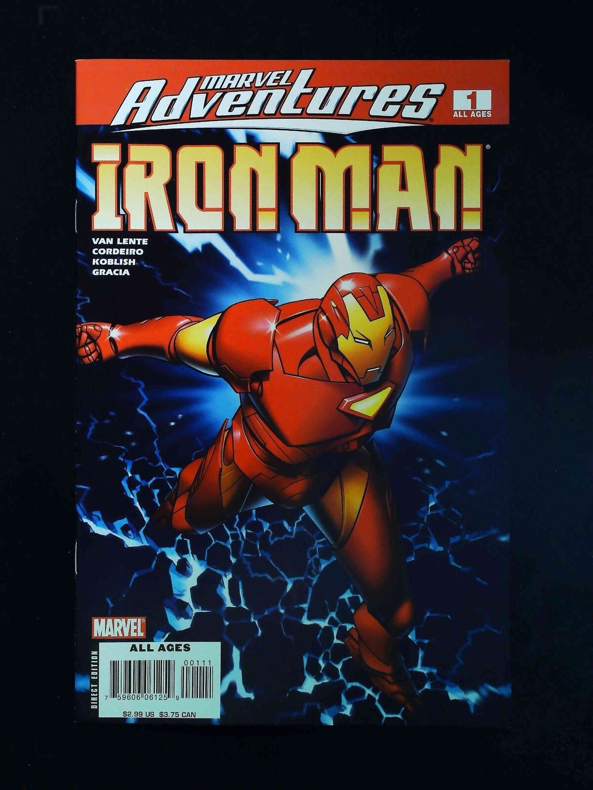 Marvel Adventures Iron Man #1  Marvel Comics 2007 Nm-