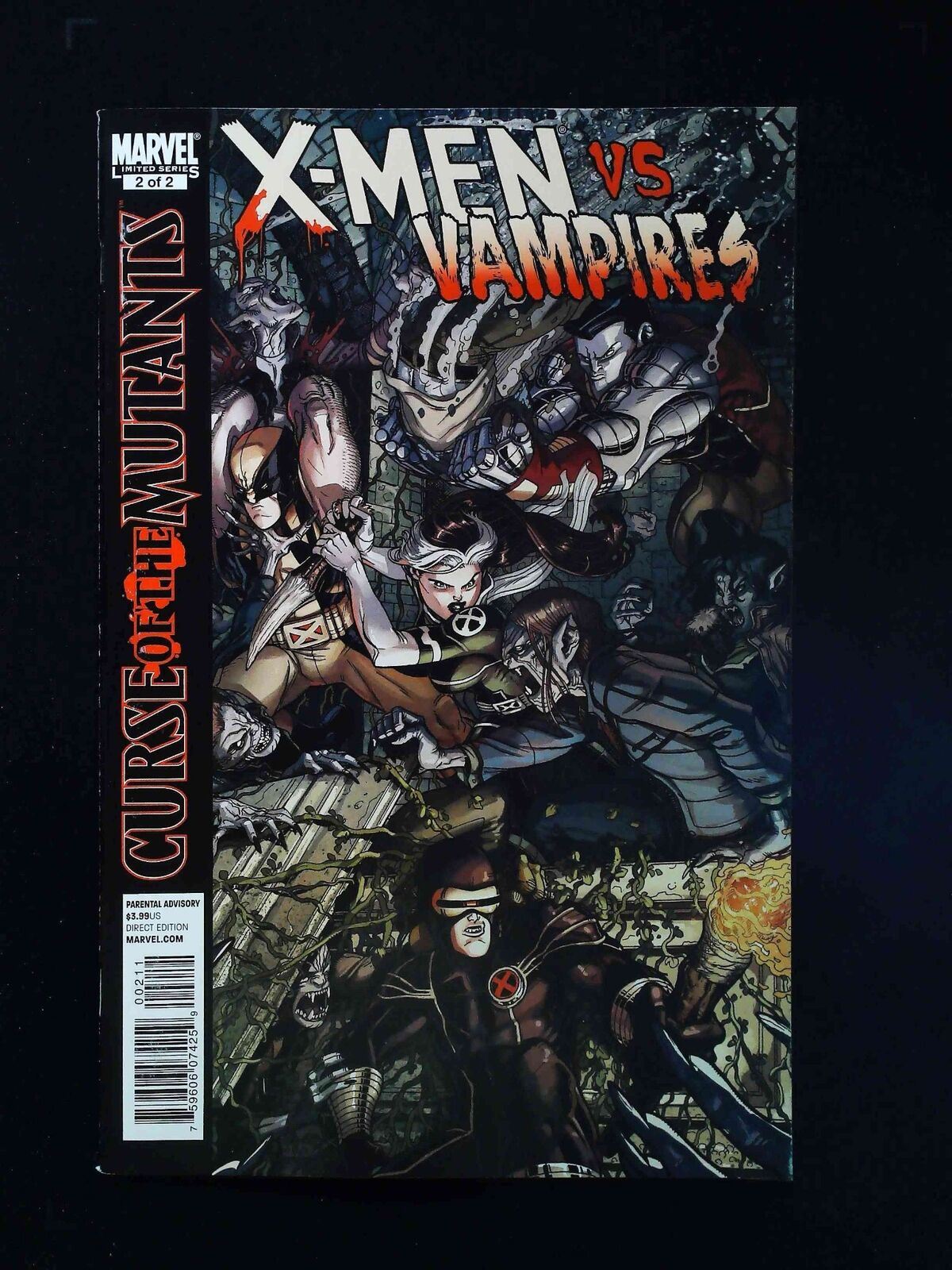X-Men Curse Of Mutans X-Men Vs Vampires #2  Marvel Comics 2010 Vf/Nm