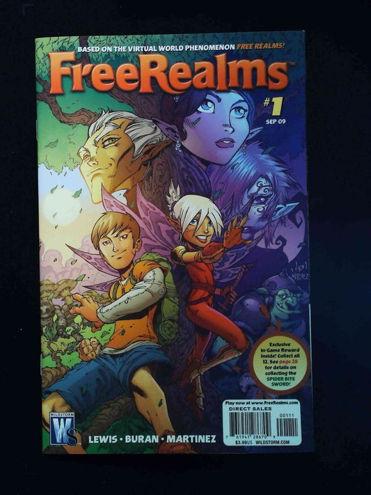 Free Realms #1  Dc/Wildstorm Comics 2009 Nm