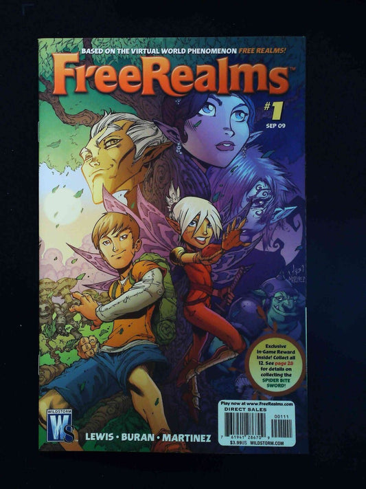 Free Realms #1  Dc/Wildstorm Comics 2009 Nm+