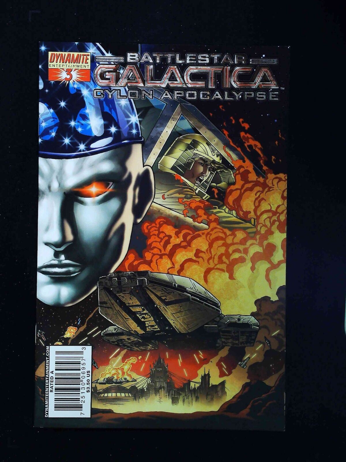 Battlestar Galactica Cylon Apocalypse #3  Dynamite Comics 2007 Vf+