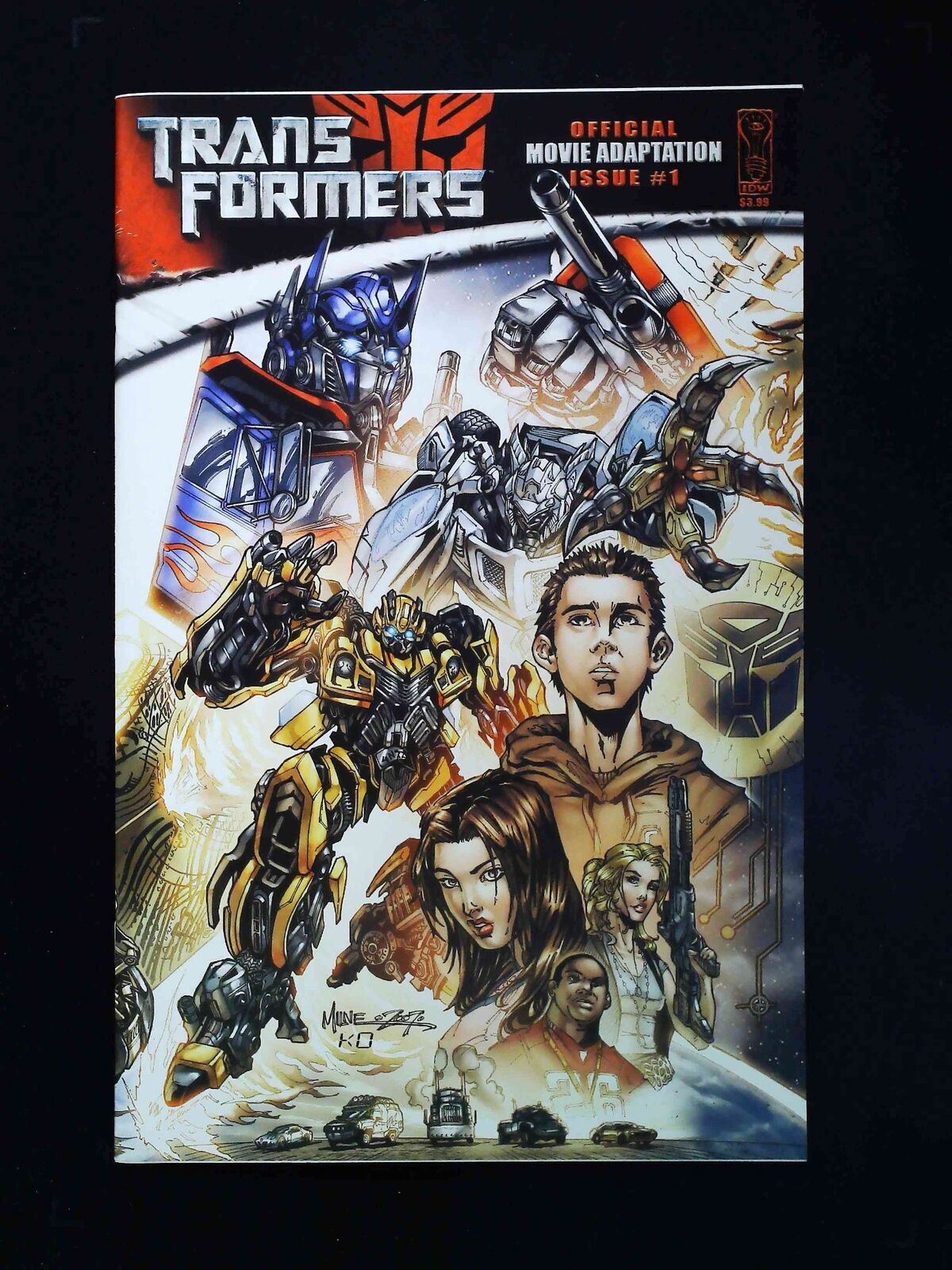 Transformers Movie Adaptation #1  Idw Comics 2007 Nm+