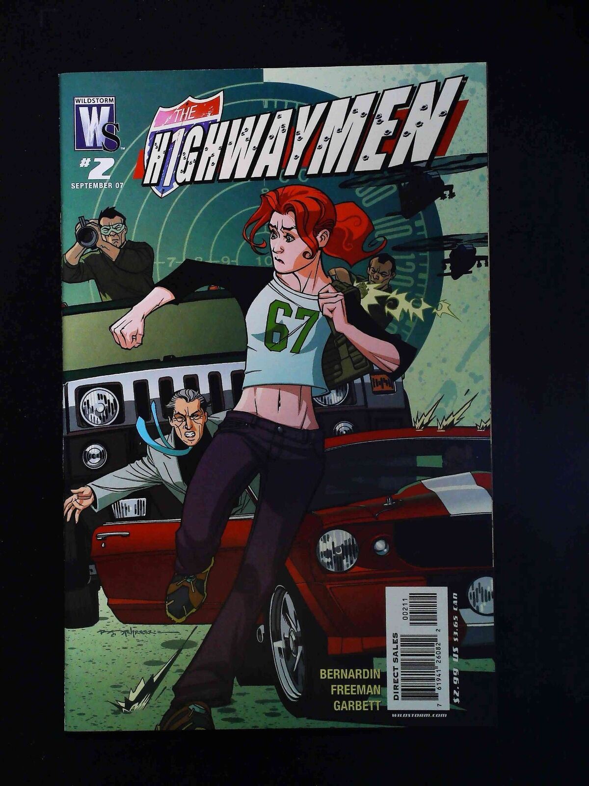 Highwaymen #2  Dc/Wildstorm Comics 2007 Nm-