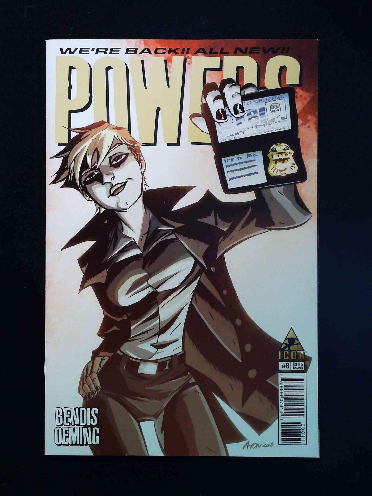 Powers #8 (3Rd Series) Marvel/Icon Comics 2012 Vf+