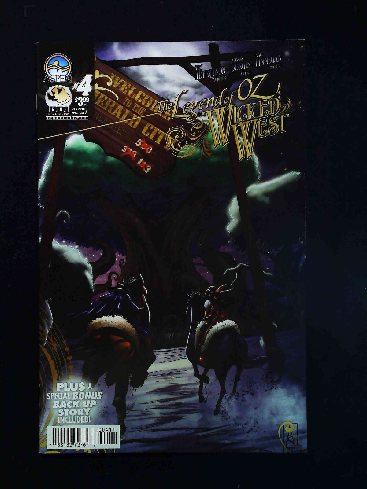 Legend Of Oz The Wicked West #4  Aspen Comics 2016 Vf/Nm  3B