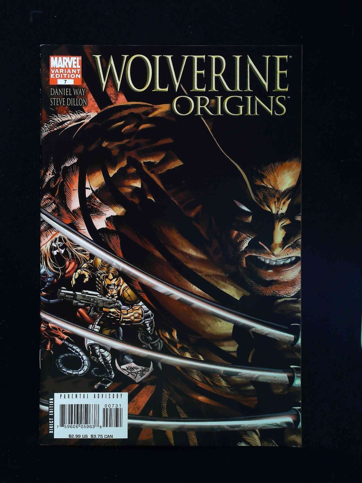 Wolverine Origins #7C  Marvel Comics 2006 Vf/Nm  Deodato Variant