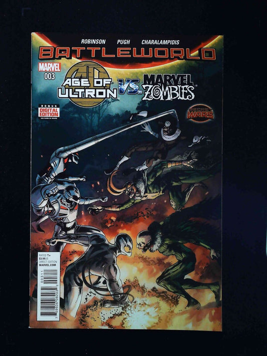 Age Of Ultron Vs Marvel Zombies Battleword #3A  Marvel Comics 2015 Nm