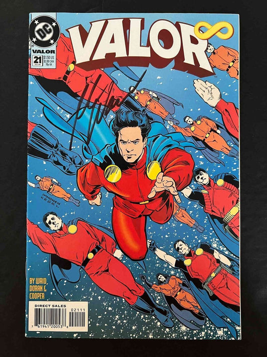Valor #21  Dc Comics 1994 Vf+  Signed By Mark Waid