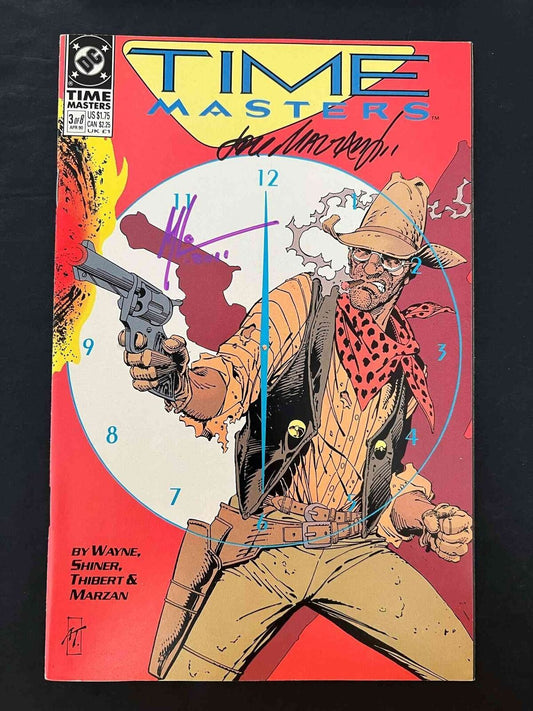 Time Masters #3  Dc Comics 1990 Vf  Signed Jose Marzan