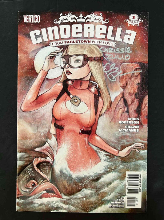 Cinderella From Fabletown With Love #3 2010 Vf+ Signed By Zullo & Roberson