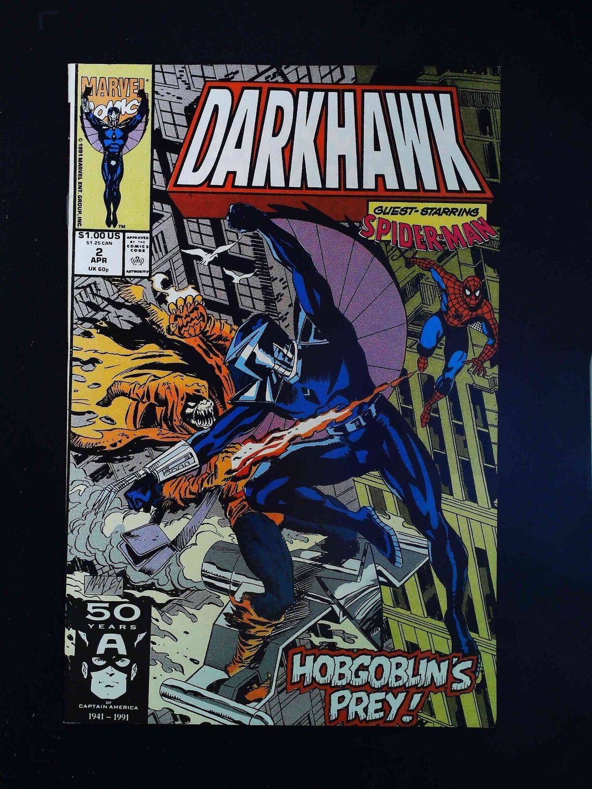 Darkhawk  #2  Marvel Comics 1991 Vf+
