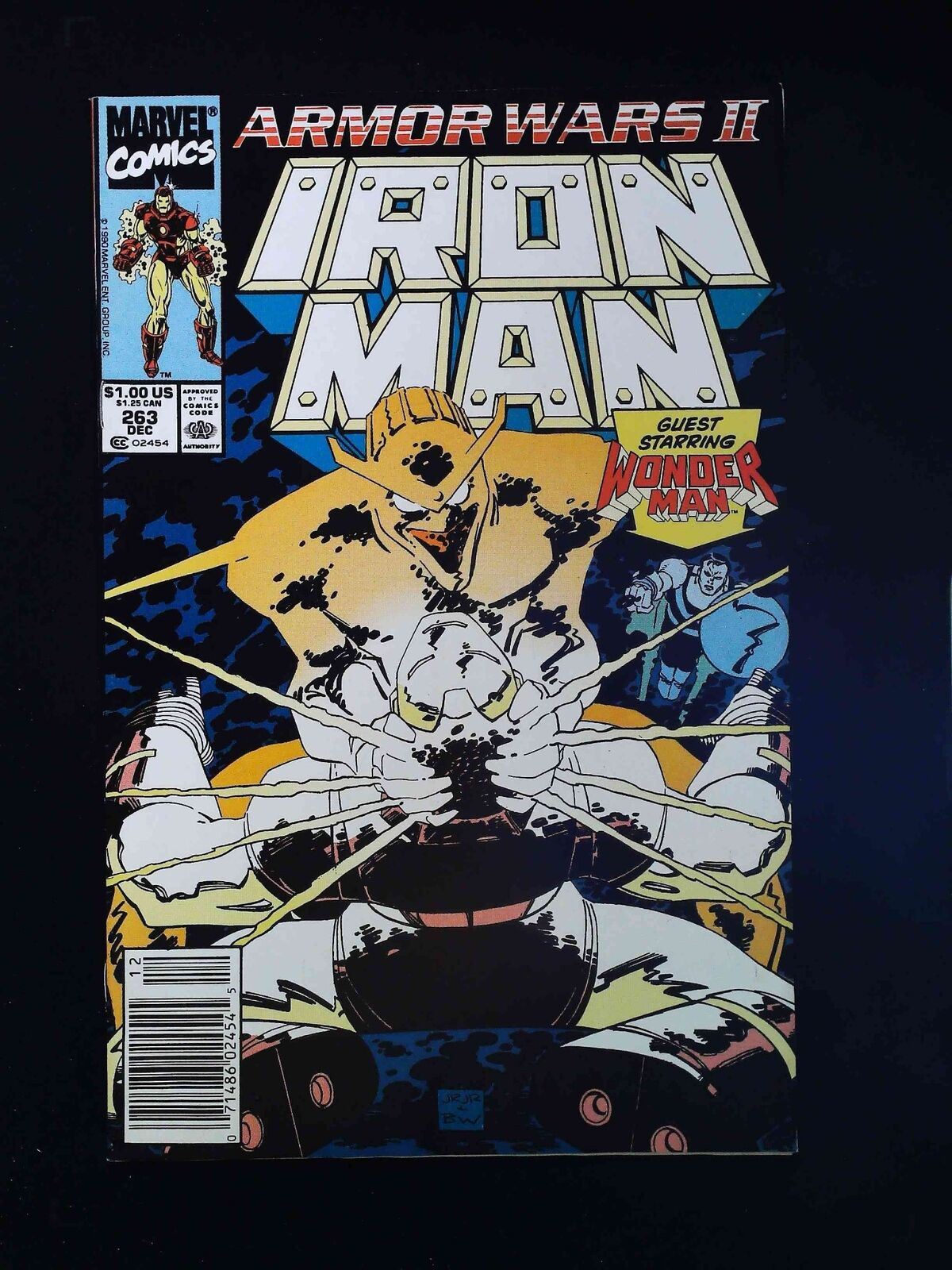 Iron Man  #263  Marvel Comics 1990 Vf Newsstand