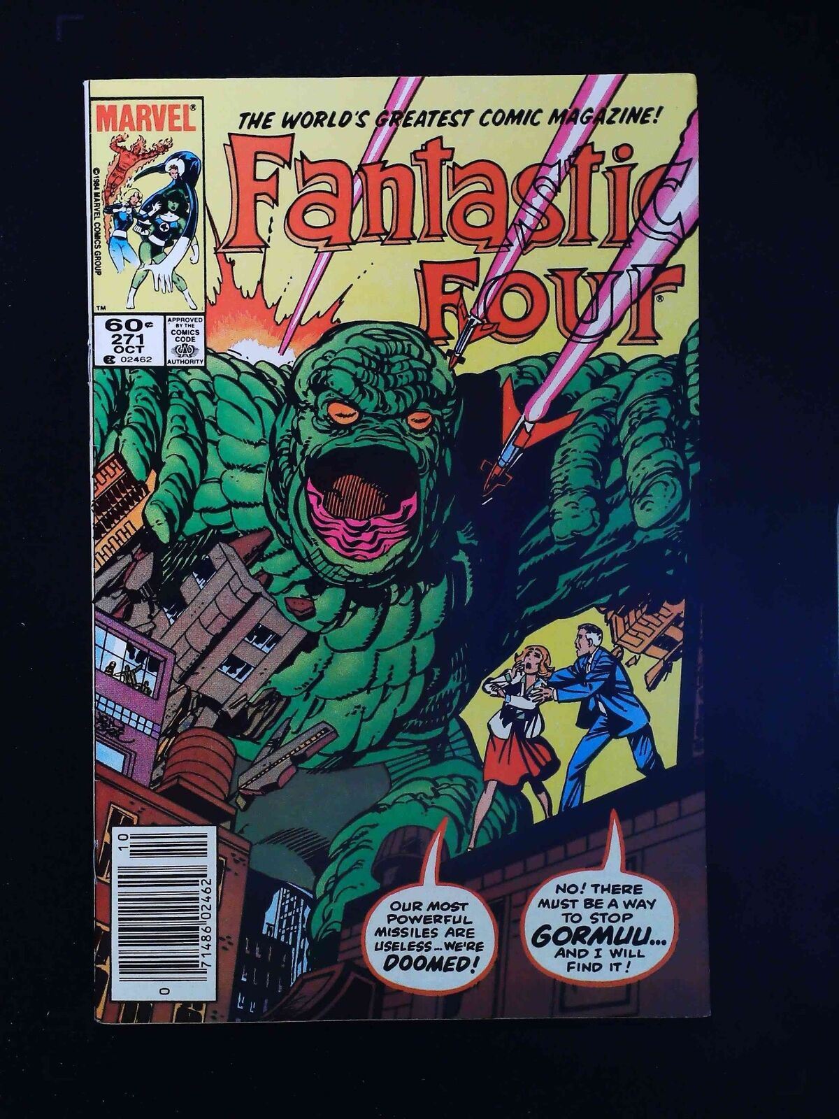 Fantastic Four #271  Marvel Comics 1984 Vf+ Newsstand