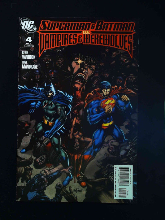 Superman And Batman Vs  Vampires  And Werewolves #4  Dc Comics 2009 Nm