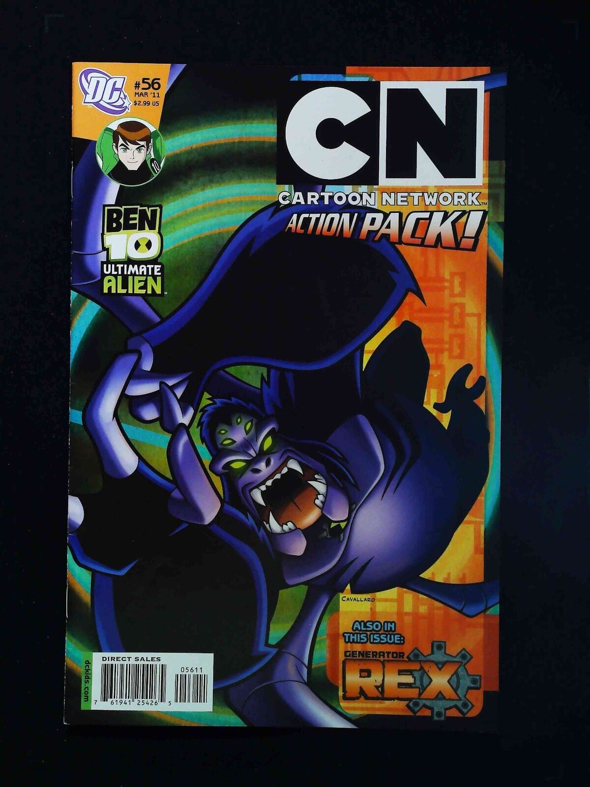 Cartoon Network Action Pack #56  Dc/Johnny Dc Comics 2011 Vf+