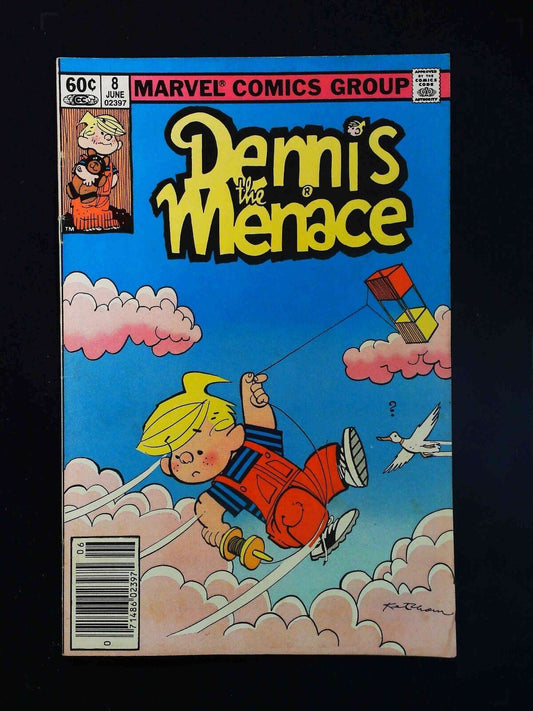 Dennis The Menace #8  Marvel Comics 1982 Fn/Vf Newsstand