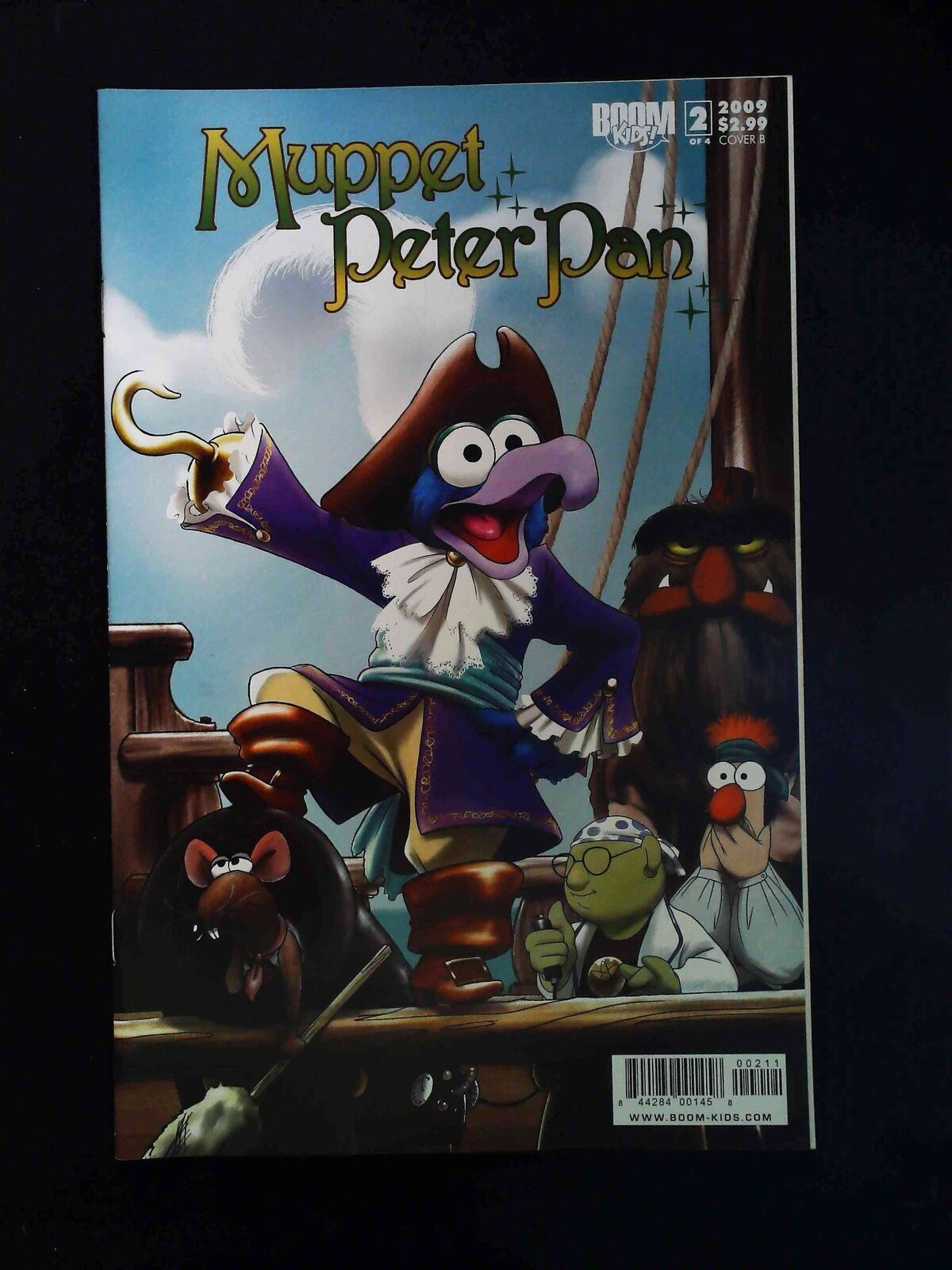 Muppet Peter Pan #2B  Boom Comics 2009 Vf+  Mebberson Variant