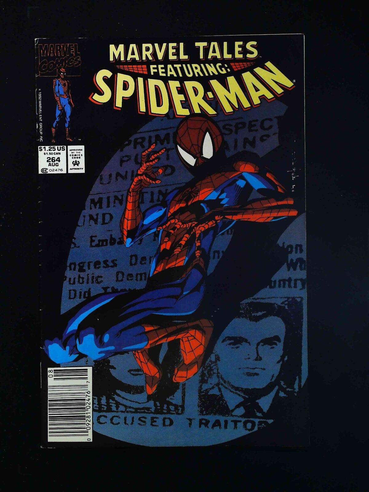 Marvel Tales #264  Marvel Comics 1992 Vf- Newssstand