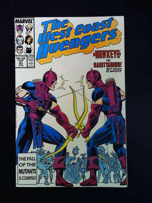 Avengers West Coast #27  Marvel Comics 1987 Vf+