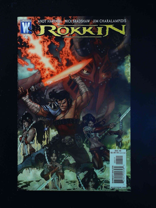 Rokkin #4  Dc/Wildstorm Comics 2006 Nm-