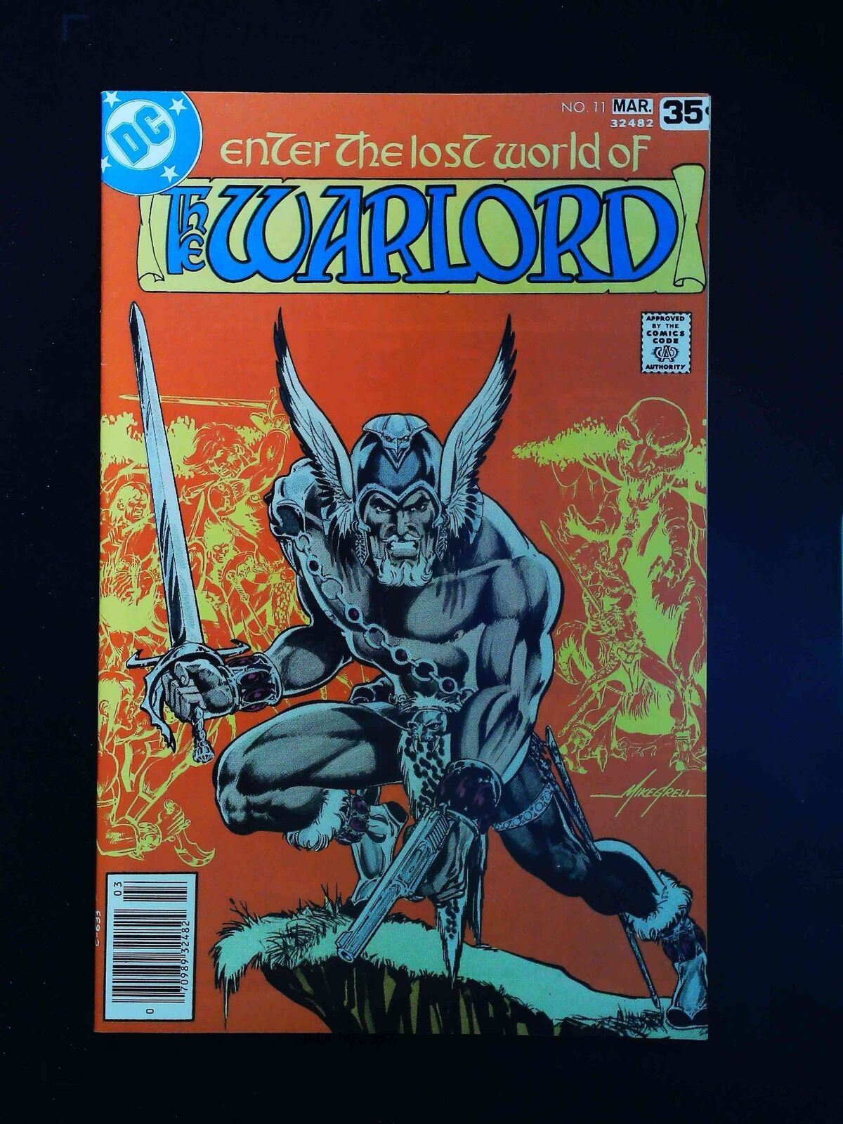 Warlord #11  Dc Comics 1978 Vf+ Newssstand