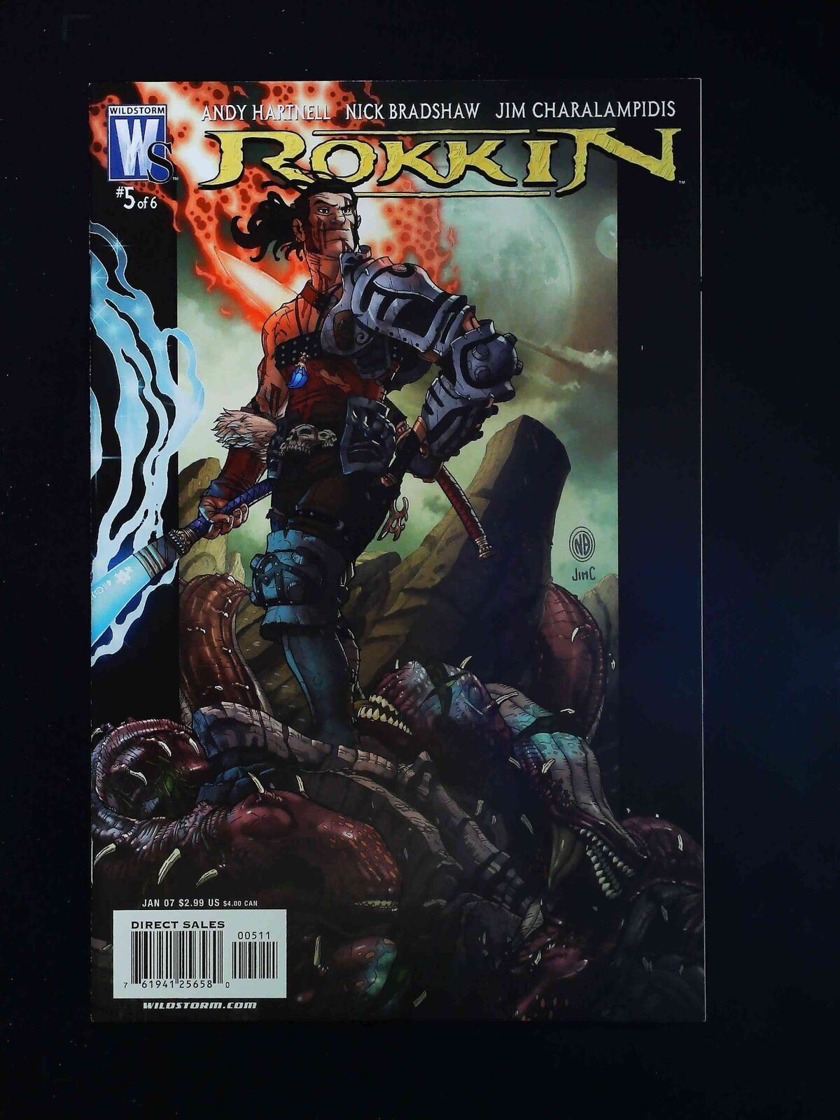 Rokkin #5  Dc/Wildstorm Comics 2007 Nm