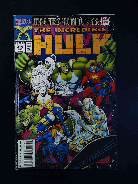 Incredible Hulk #415  Marvel Comics 1994 Fn/Vf