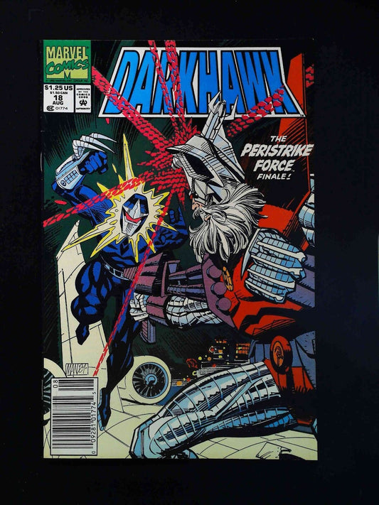 Darkhawk #18  Marvel Comics 1992 Vf+ Newsstand