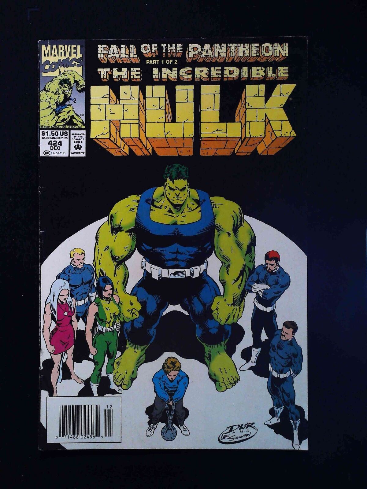 Incredible Hulk #424  Marvel Comics 1994 Vf- Newsstand