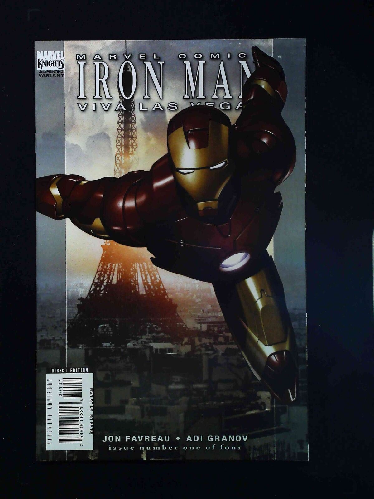 Iron Man Viva Las Vegas #1C  Marvel Comics 2008 Nm  Granov Variant
